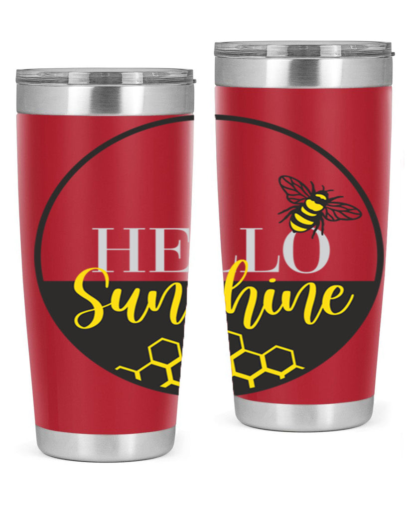 Hello Sunshine and bee216#- spring- Tumbler