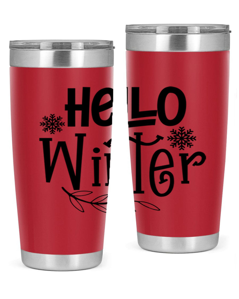 Hello Winter 168#- winter- Tumbler