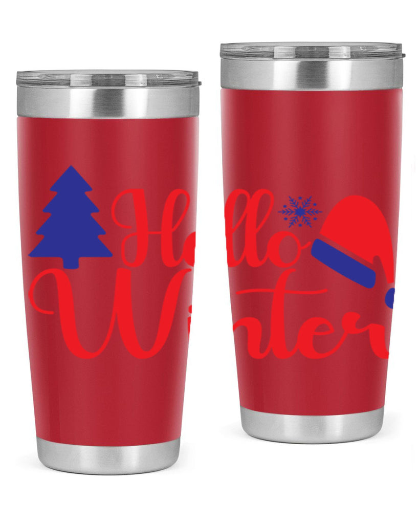 Hello Winter 179#- winter- Tumbler