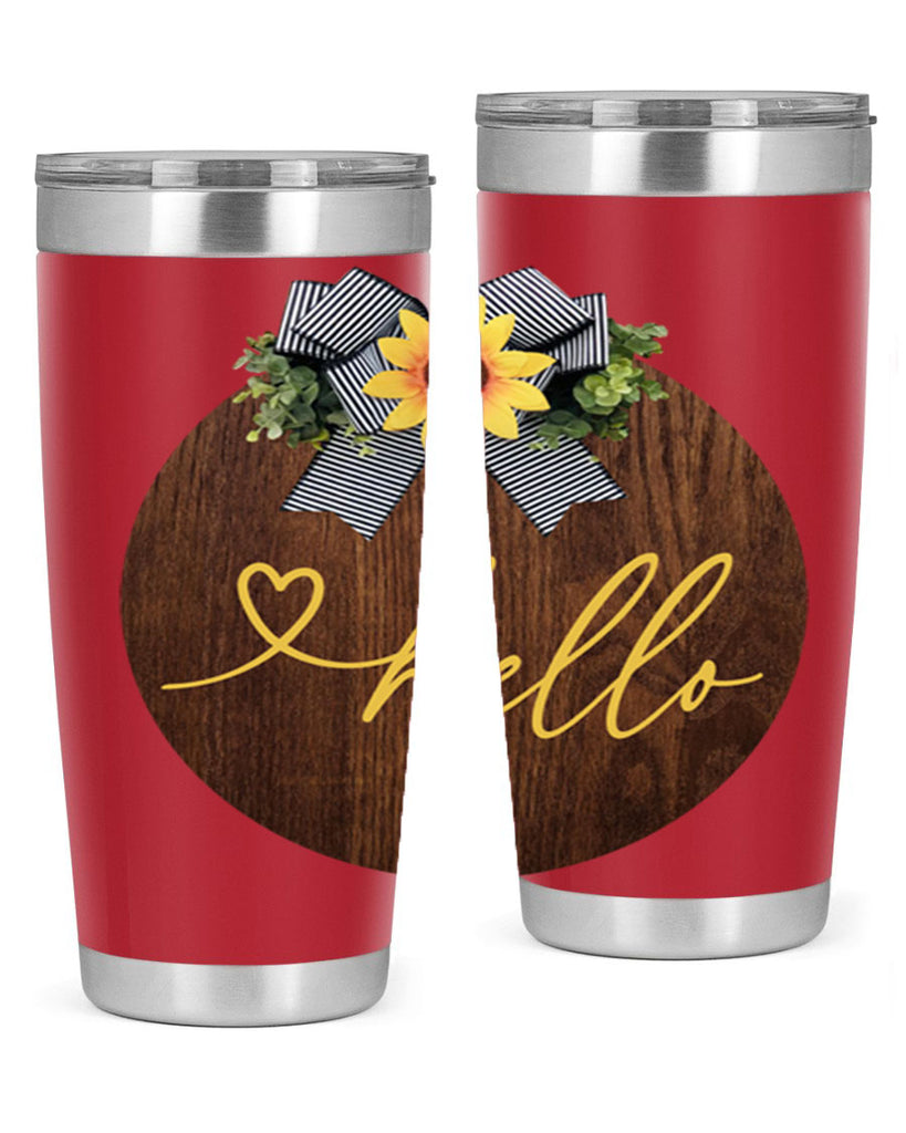 Hello heart Mockup182#- spring- Tumbler