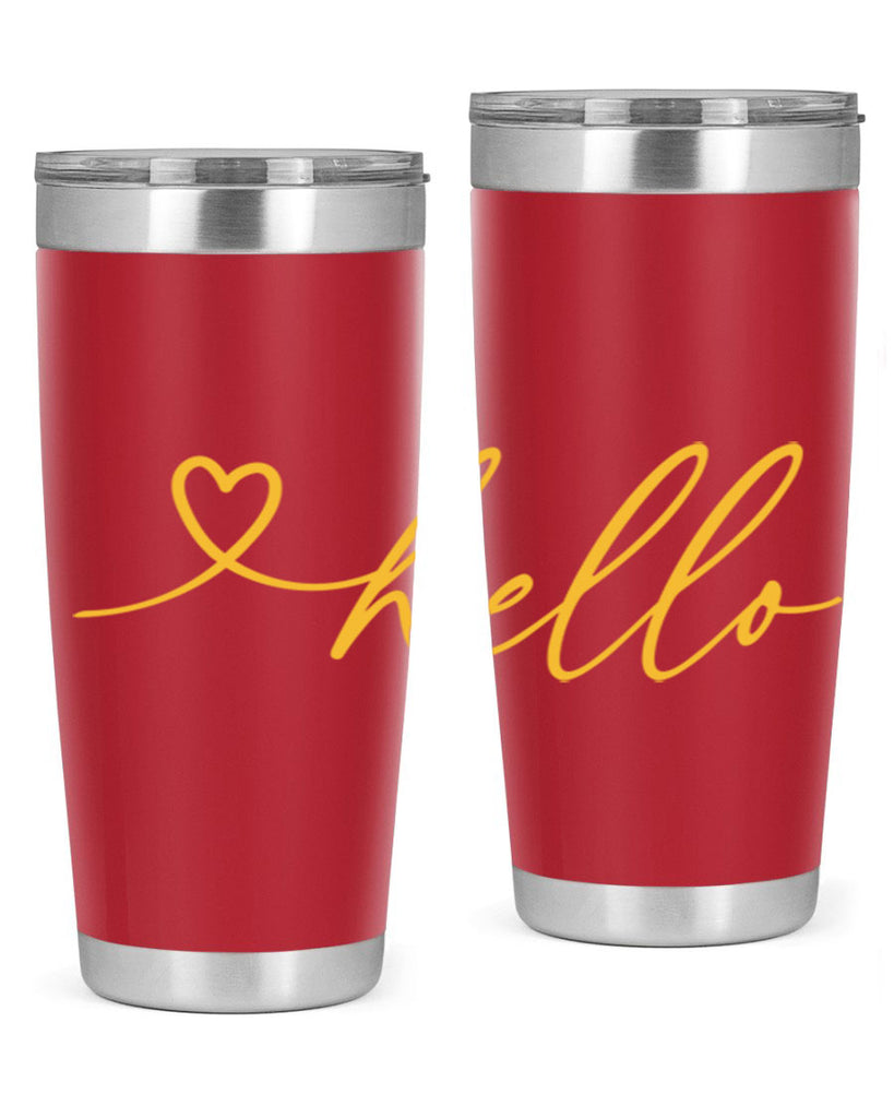 Hello heart183#- spring- Tumbler