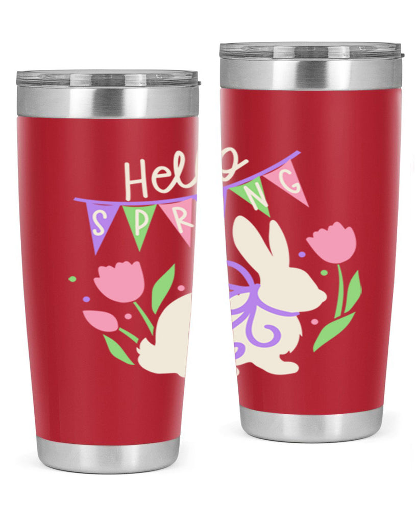 Hello spring bunny193#- spring- Tumbler