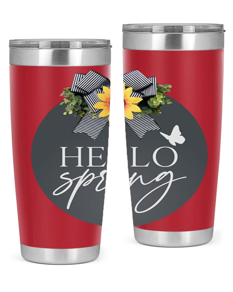 Hello spring butterfly Mockup194#- spring- Tumbler