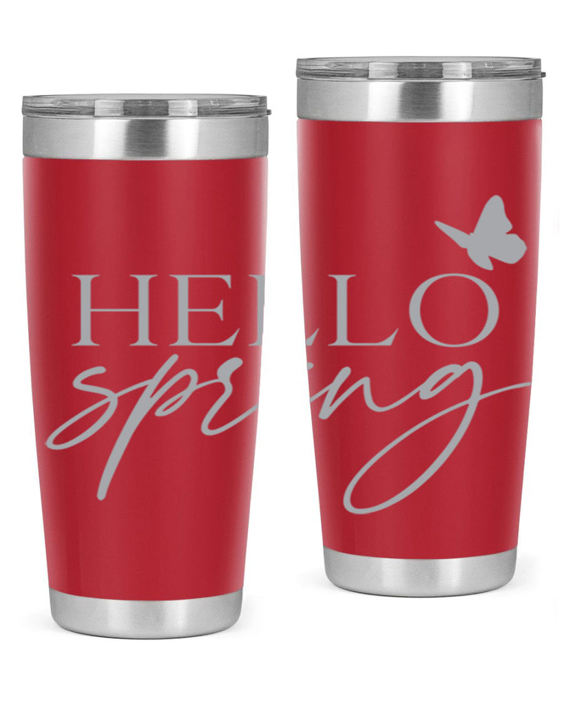 Hello spring butterfly195#- spring- Tumbler