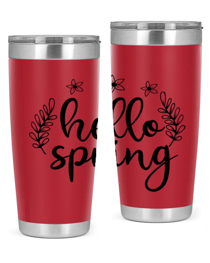 Hello spring design  221#- spring- Tumbler