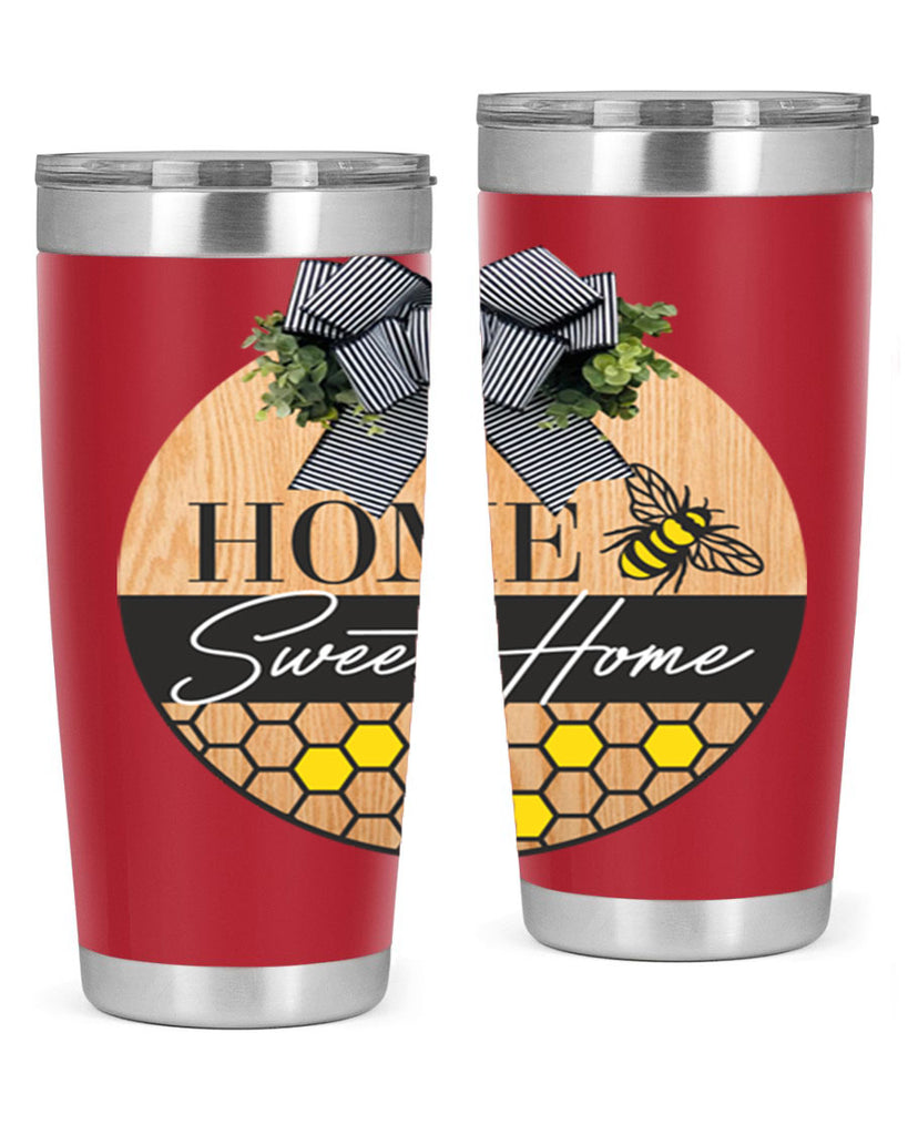 Home Sweet home bee and hive Mockup241#- spring- Tumbler