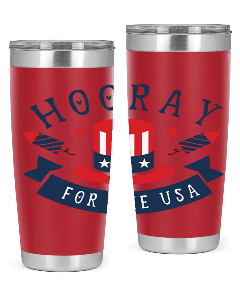 Hooray for the usa Style 42#- Fourt Of July- Tumbler