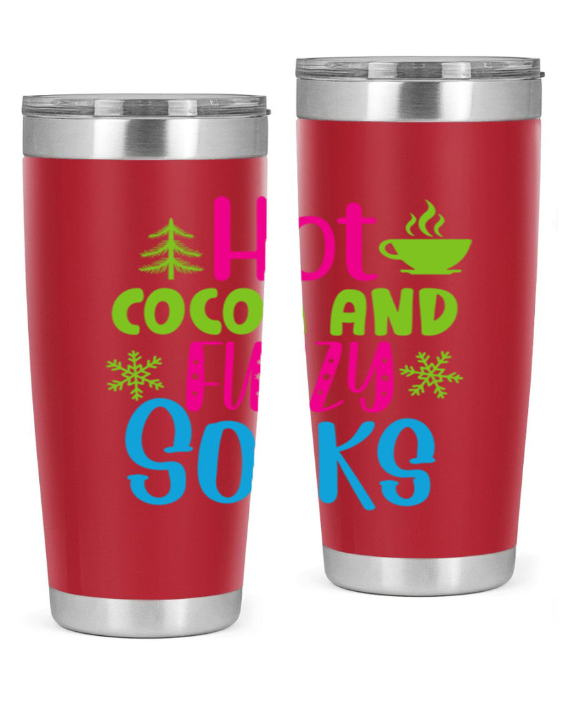 Hot Cocoa And Fuzzy Socks209#- winter- Tumbler