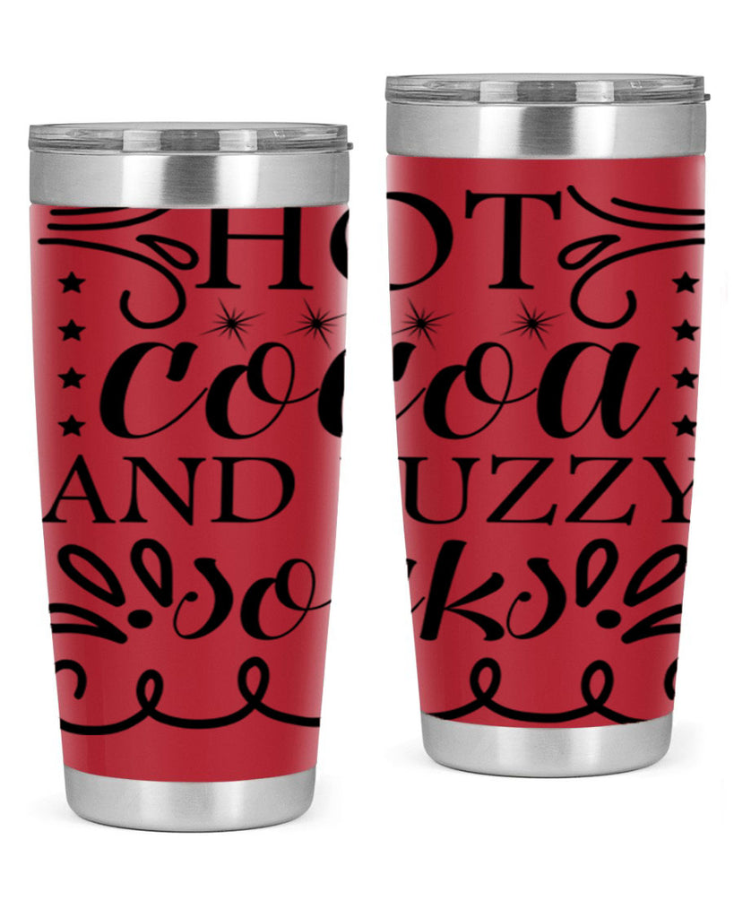 Hot Cocoa and Fuzzy Socks 217#- winter- Tumbler