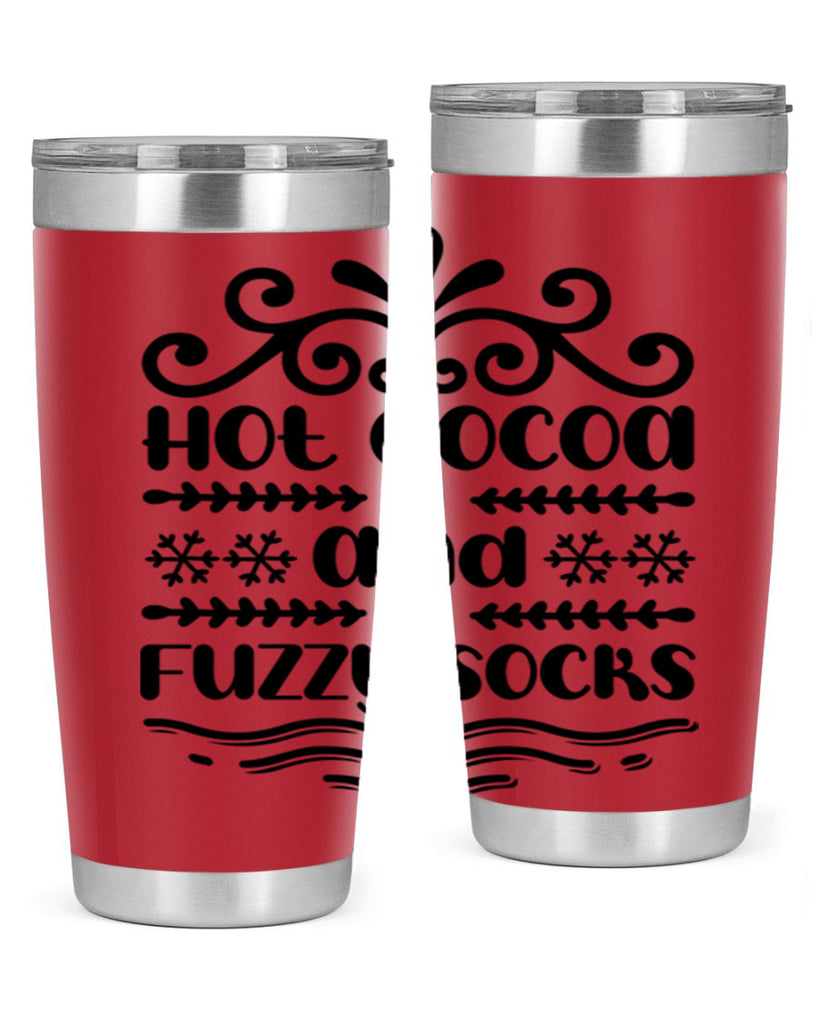 Hot Cocoa and Fuzzy Socks 219#- winter- Tumbler