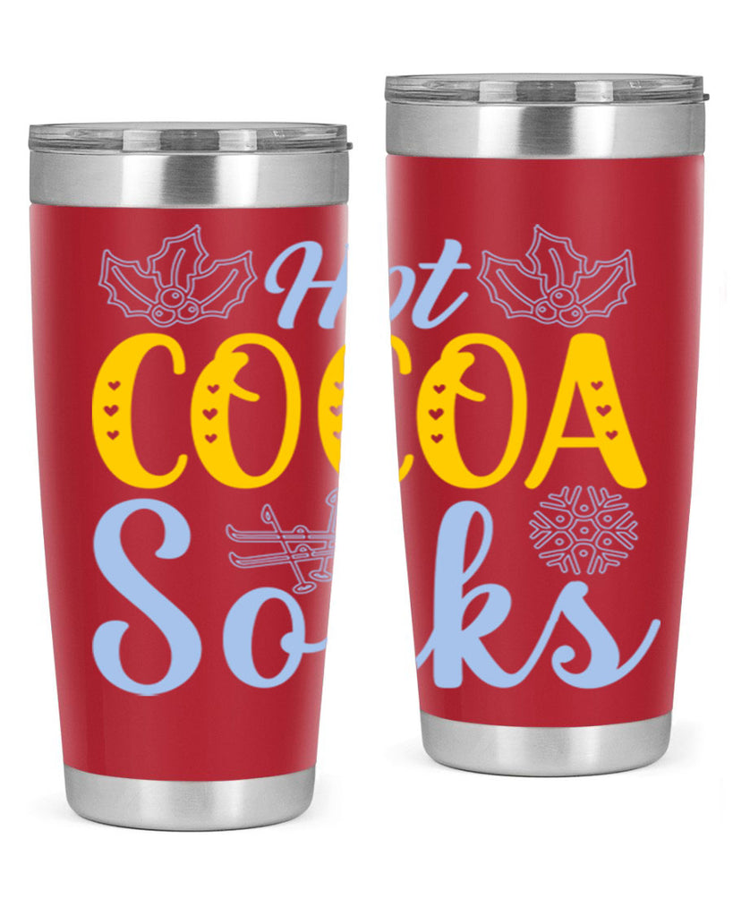 Hot cocoa socks211#- winter- Tumbler