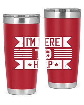 Im Here to Help Style 46#- volunteer- Tumbler