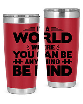 In a world Style 48#- autism- Tumbler