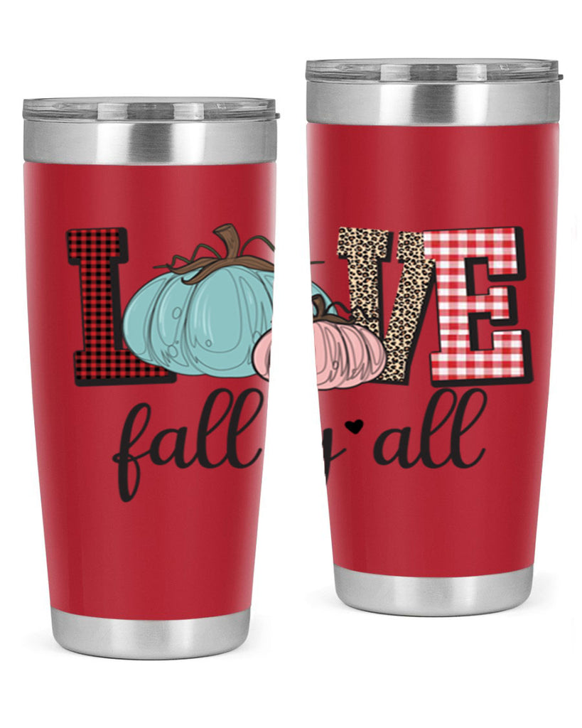 Love Fall Yall 409#- fall- Tumbler
