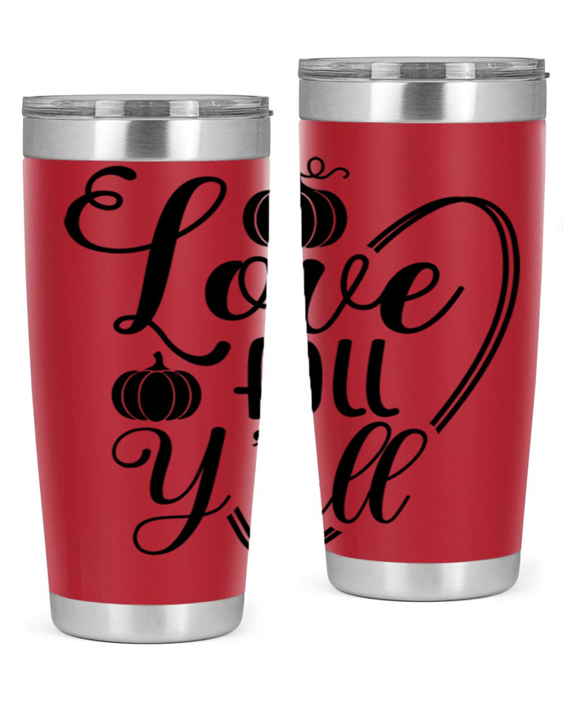 Love Fall Yall 412#- fall- Tumbler