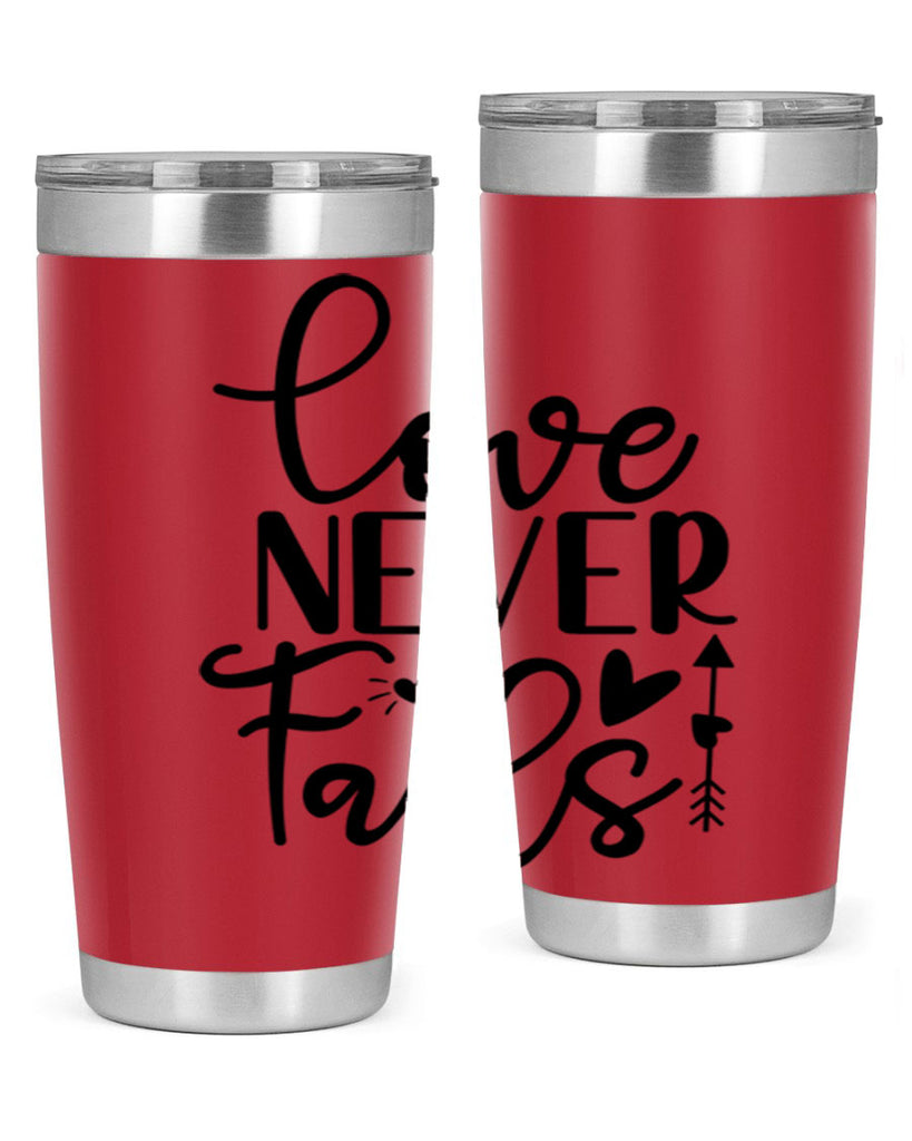 Love Never Fails 309#- winter- Tumbler