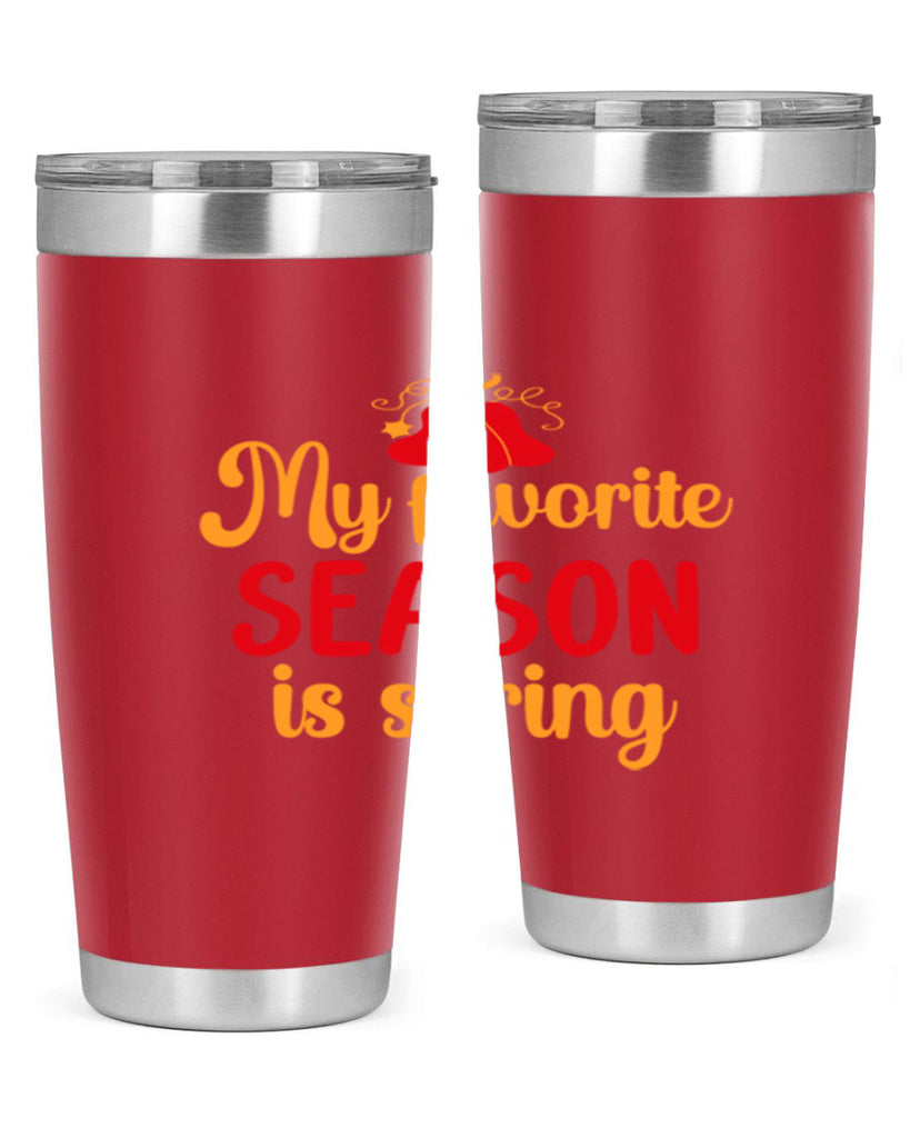 My favorite season is spring 343#- spring- Tumbler
