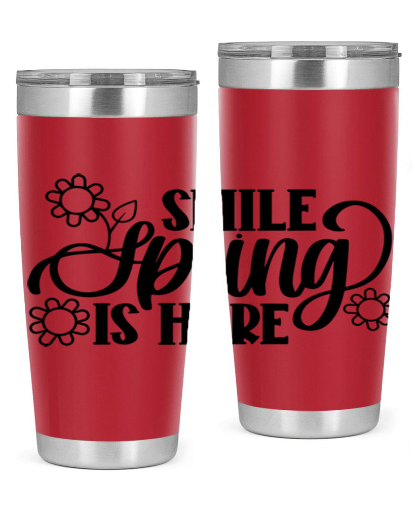 PNG_Smile Spring Is Here395#- spring- Tumbler