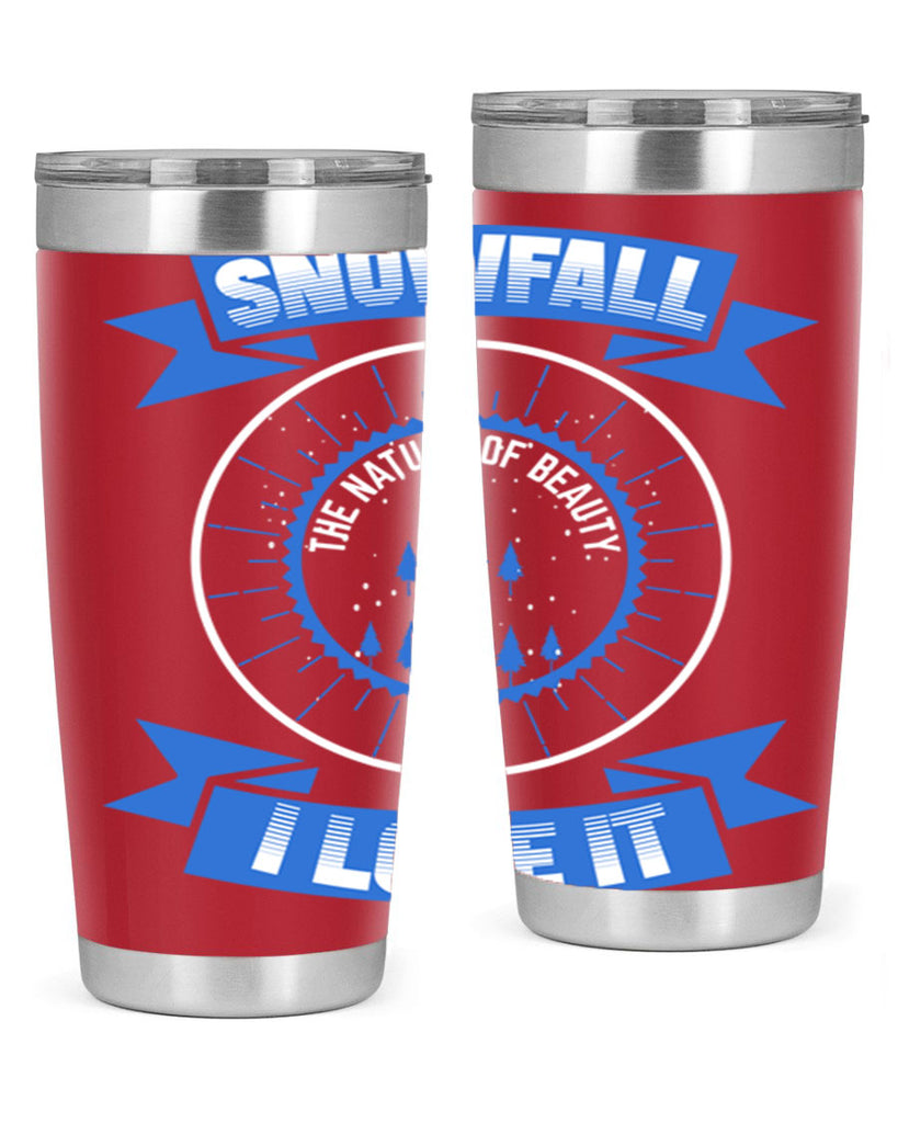 Snowfall Winter 373#- winter- Tumbler