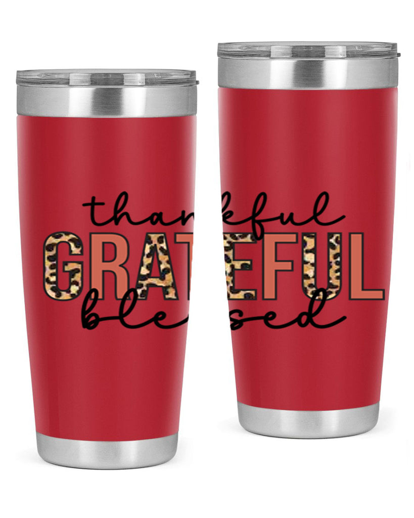 Thankful grateful blessed 602#- fall- Tumbler