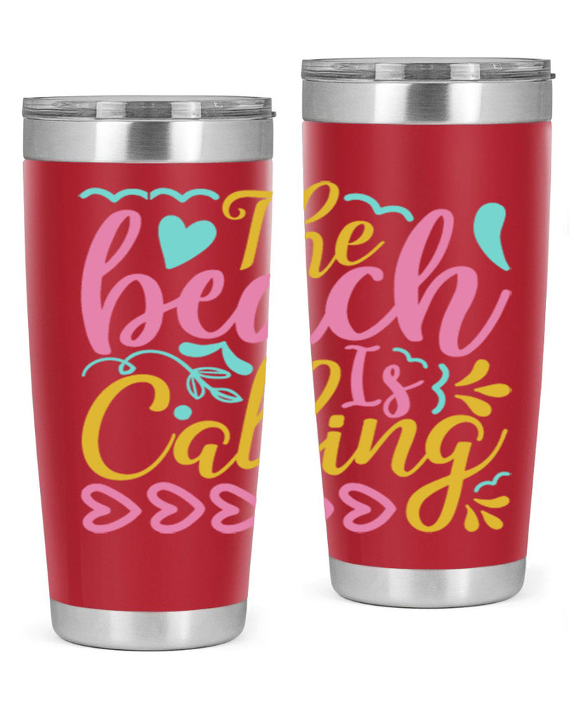 The beach is calling Style 1#- summer- Tumbler
