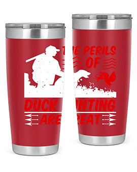 The perils of duck hunting are great Style 14#- duck- Tumbler