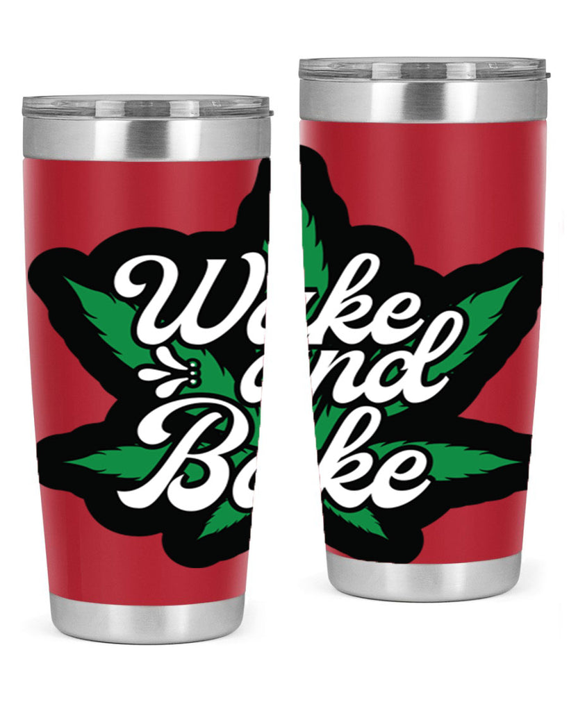 Wake and bake 273#- marijuana- Tumbler