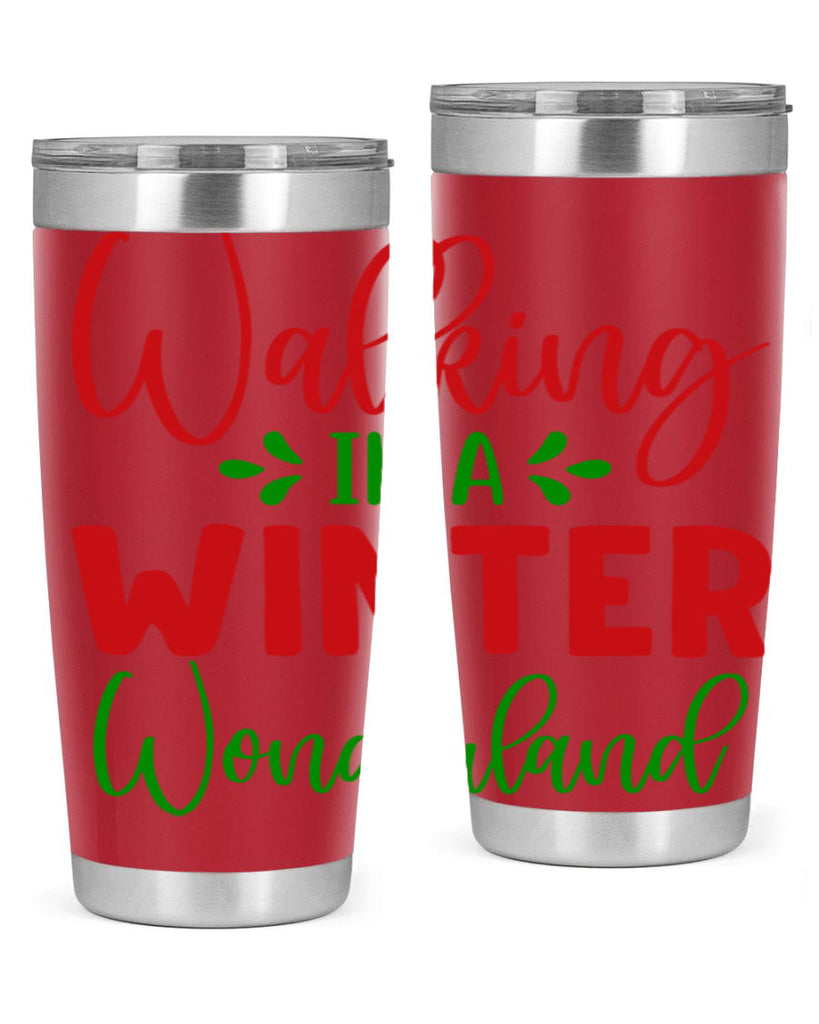 Walking in a Winter Wonderland 436#- winter- Tumbler
