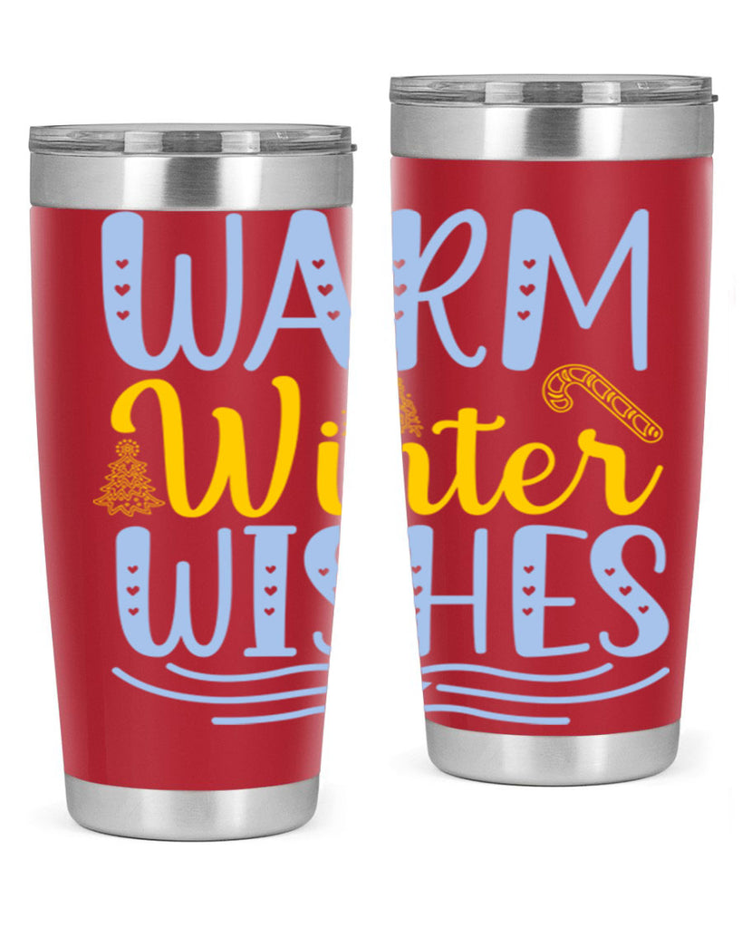 Warm winter wishes 449#- winter- Tumbler