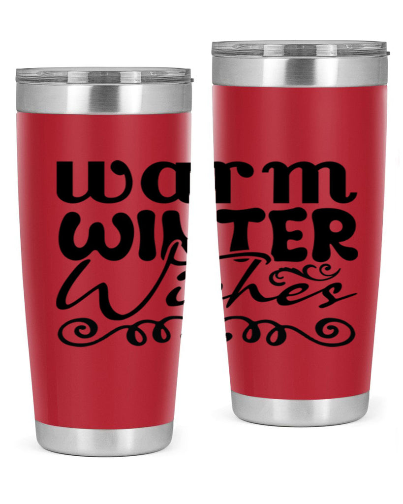 Warm winter wishes 461#- winter- Tumbler