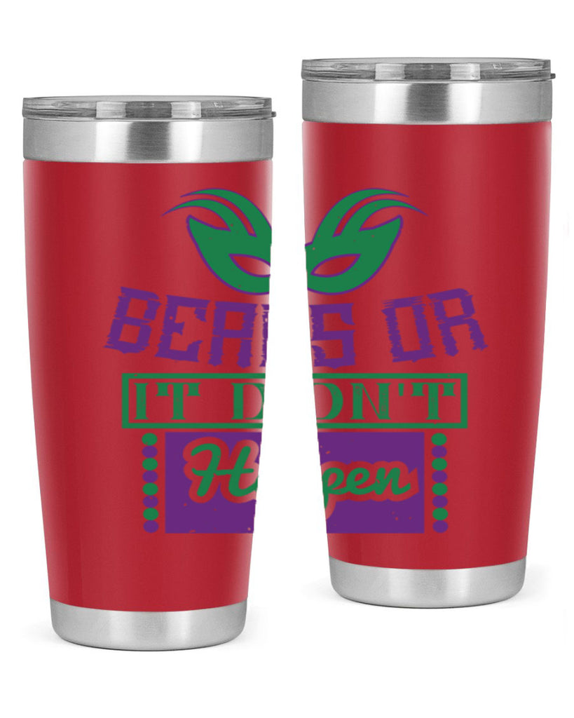 beads or it didnt happen 27#- mardi gras- Tumbler