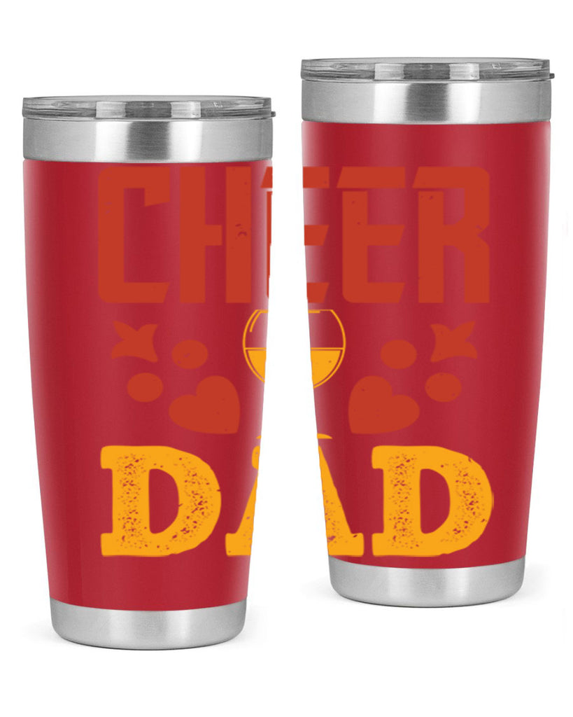 cheer dad 121#- fathers day- Tumbler
