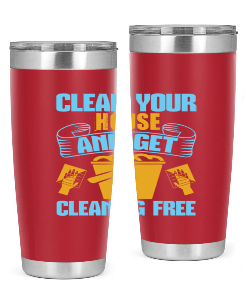 clean your house and get cleaning free Style 46#- cleaner- tumbler