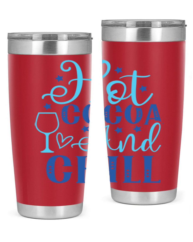 hot cocoa and chill 206#- winter- Tumbler