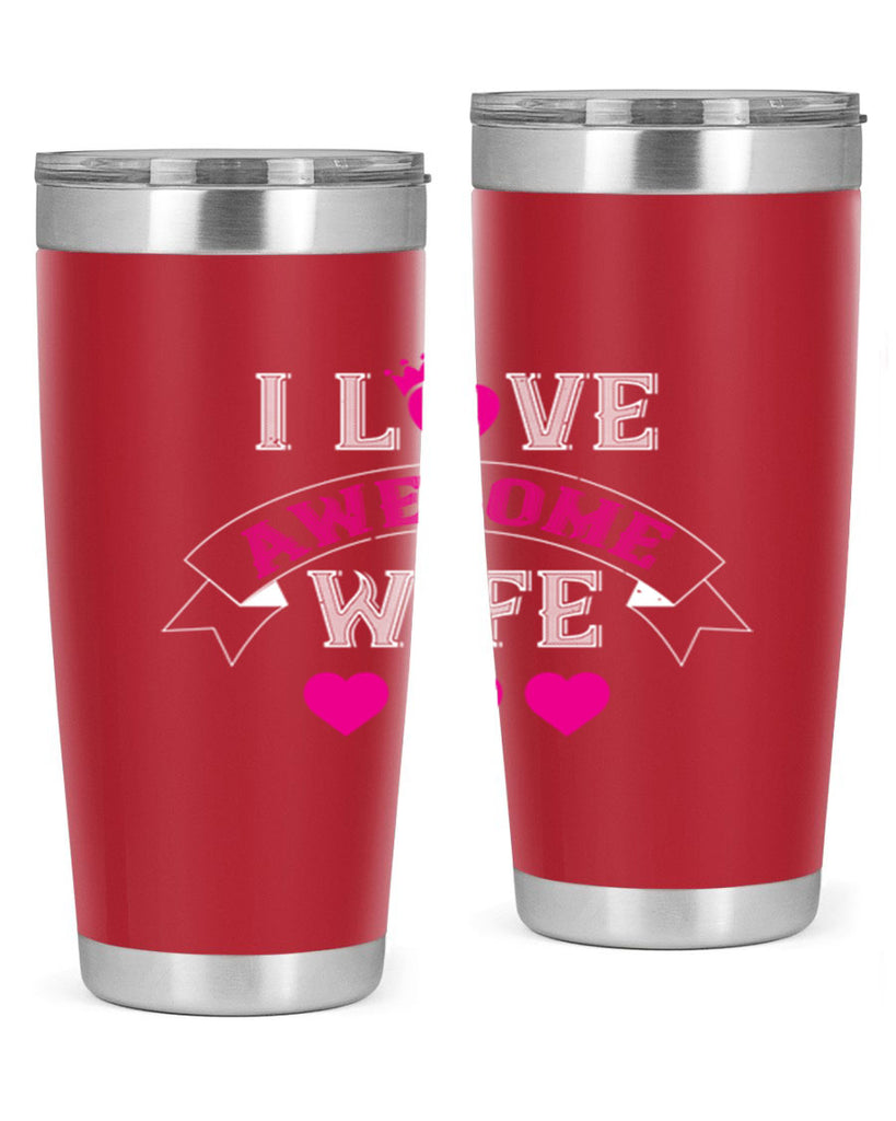 i love awesome wife 57#- valentines day- Tumbler