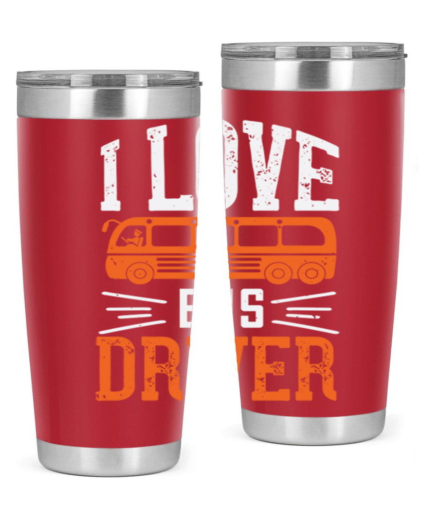 i love bus driver Style 30#- bus driver- tumbler