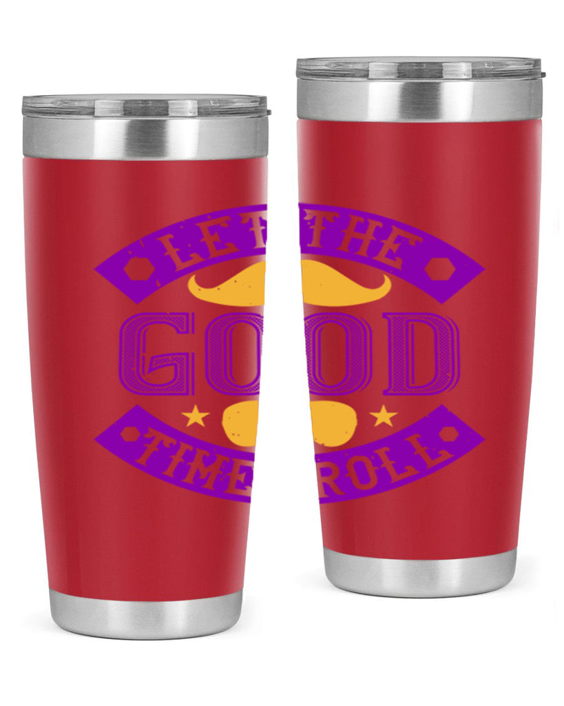 let the good times roll 52#- mardi gras- Tumbler