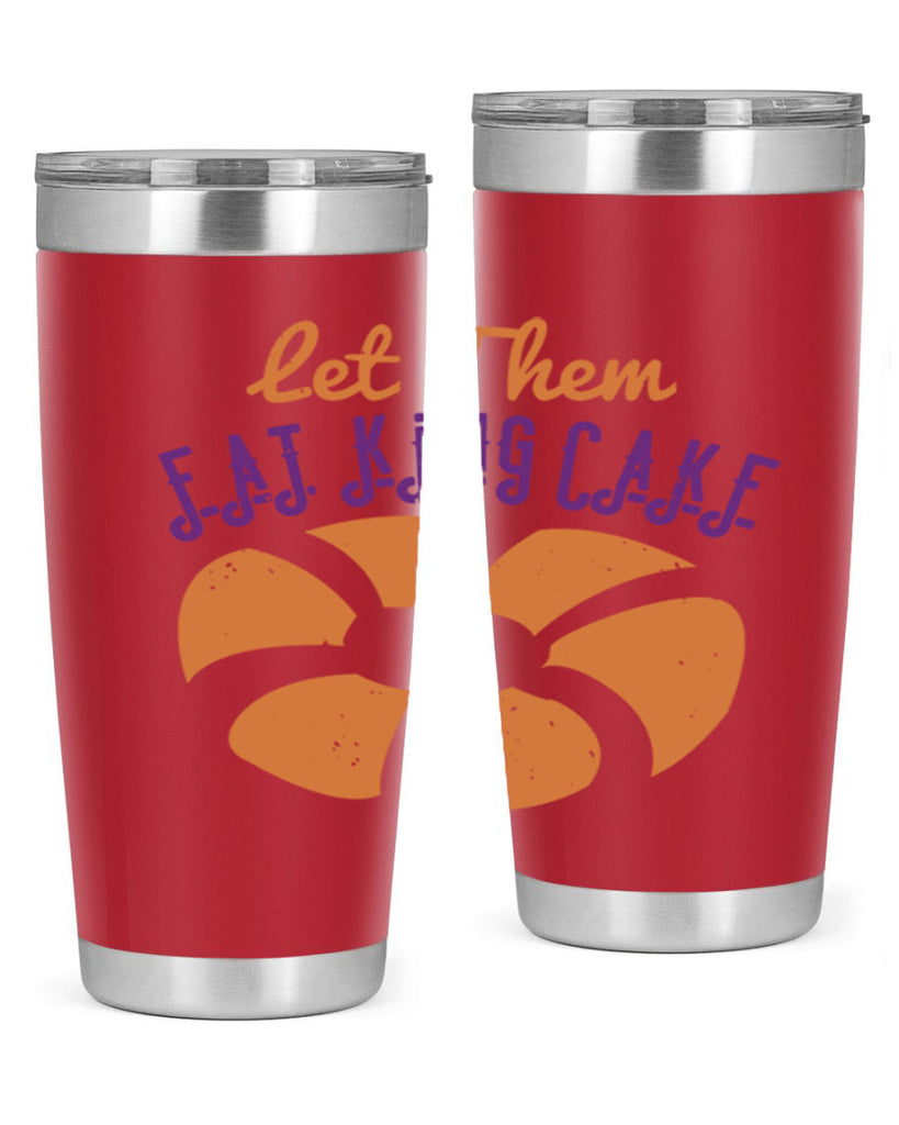 let them eat king cake 50#- mardi gras- Tumbler