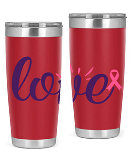 love Style 7#- breast cancer- Tumbler