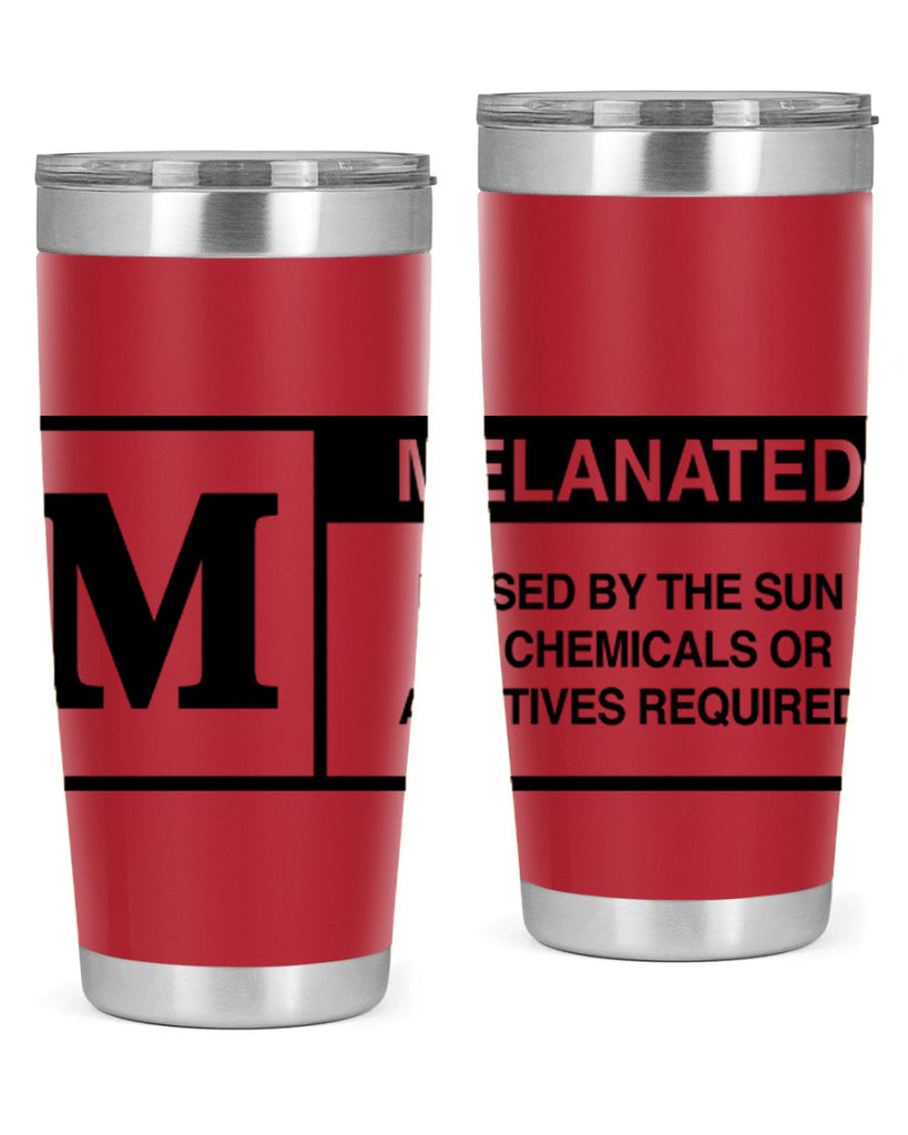 rated melanin 45#- black words phrases- Cotton Tank