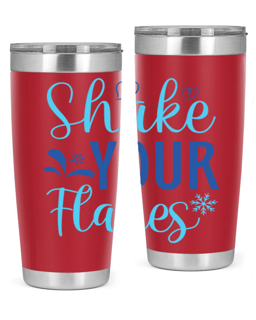 shake your flakes 359#- winter- Tumbler