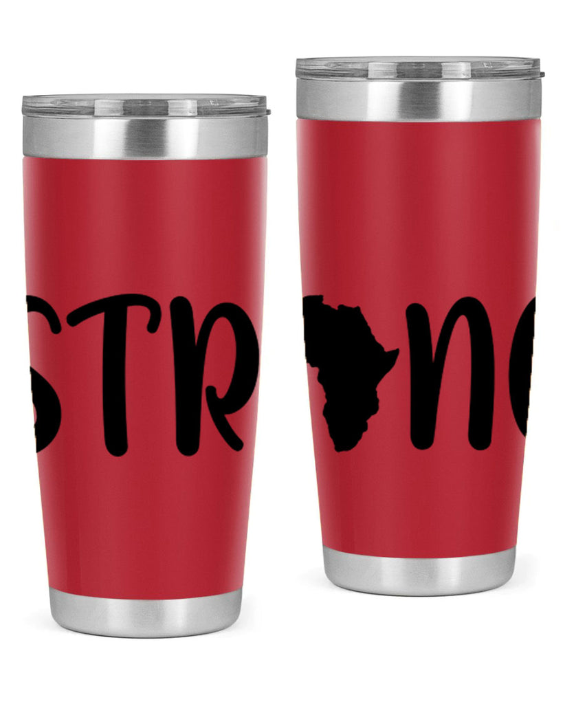 strong africa svg 24#- black words phrases- Cotton Tank