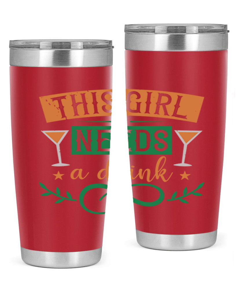 this girl needs a drink 1#- mardi gras- Tumbler