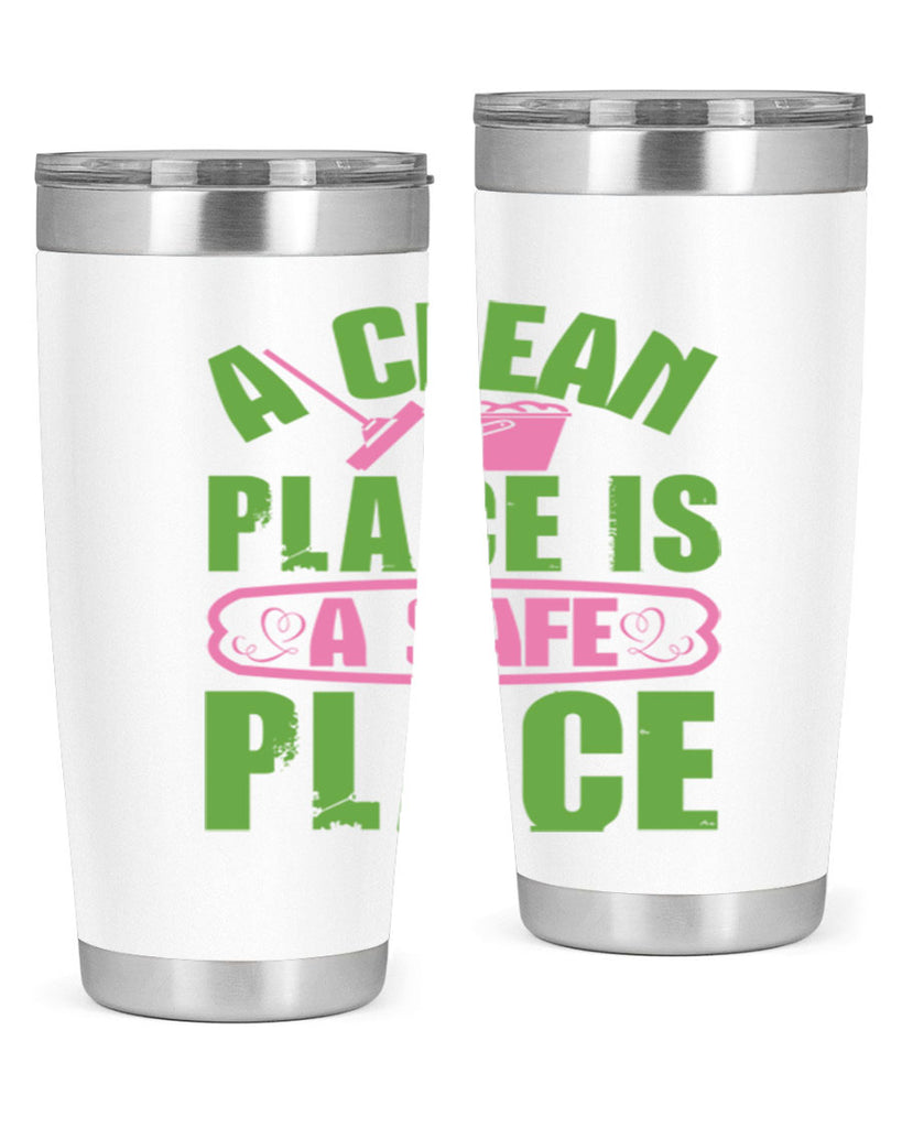 A clean place is a safe place Style 50#- cleaner- Cotton Tank