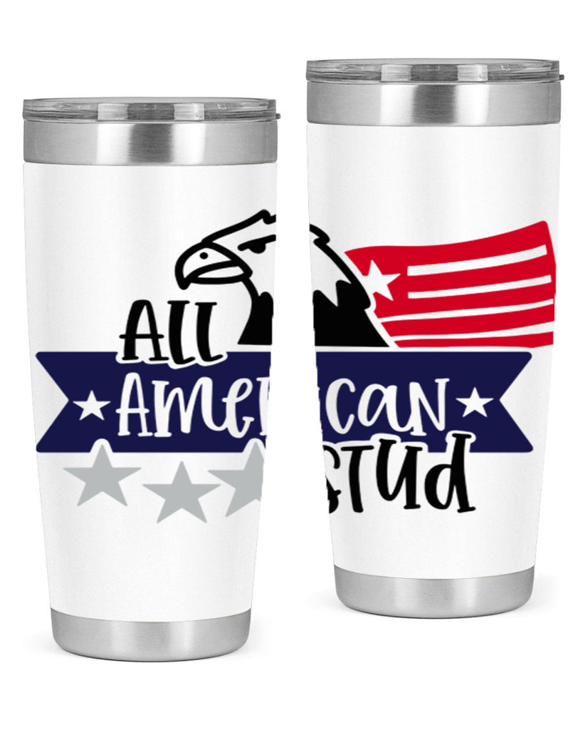 All American Stud Style 142#- Fourt Of July- Tumbler