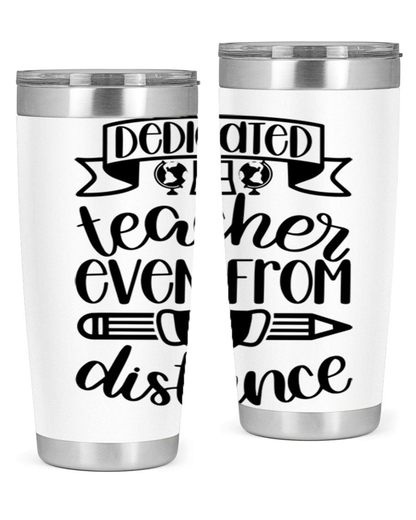 Dedicated Teacher Even Style 80#- teacher- tumbler