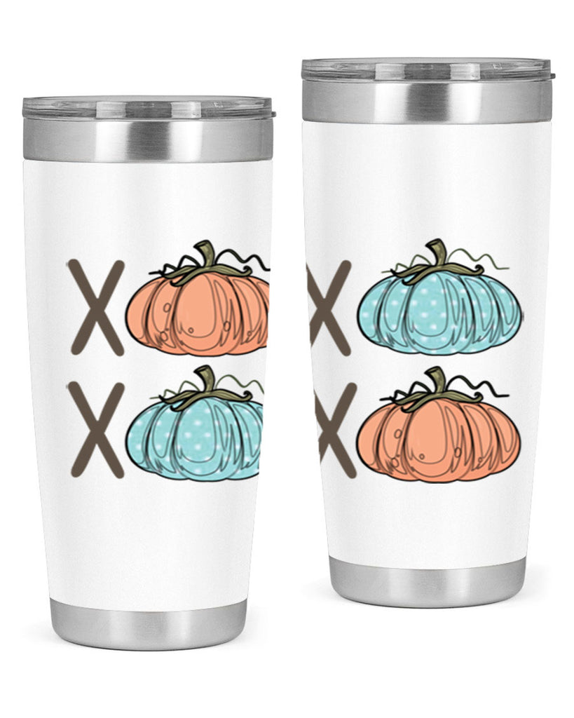 Fall Pumpkin XOXO 129#- fall- Tumbler