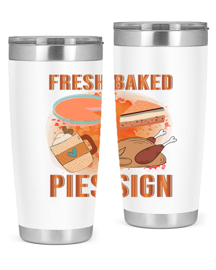 Fresh Baked Pies Sign 187#- fall- Tumbler
