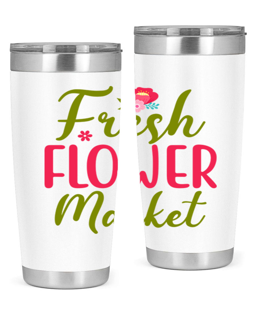 Fresh Flower Market 144#- spring- Tumbler