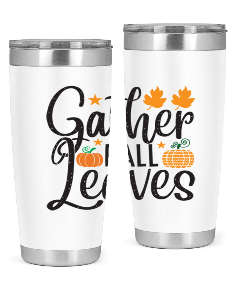 Gatherfallleaves 189#- fall- Tumbler